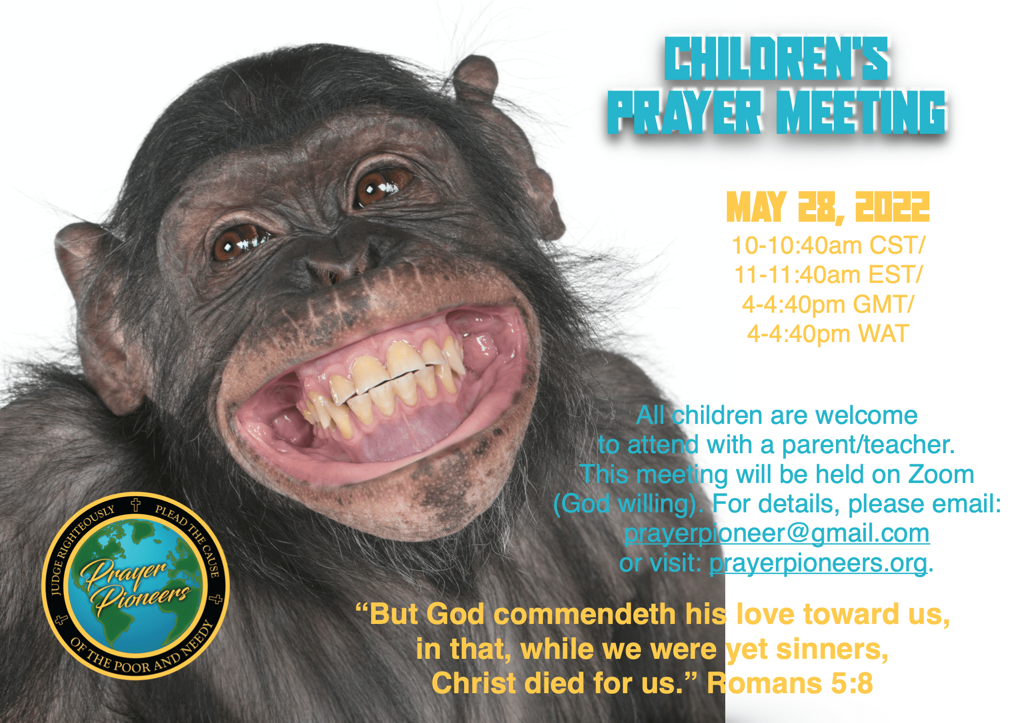 Children's Prayer Meeting 10 Invitation